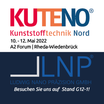 LNP Banner für die Kuteno 2022. Angegeben werden Datum, Ort und Standnummer.